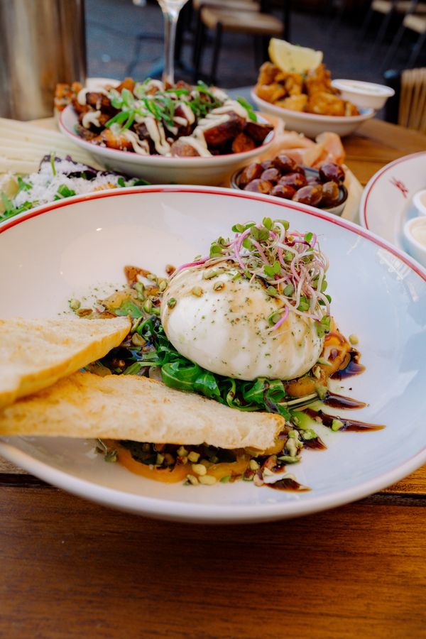 Burrata bij Café XO