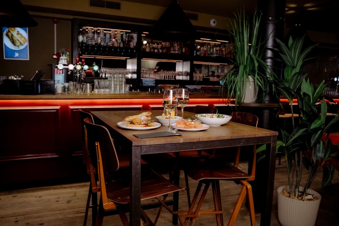 Het interieur van Café XO